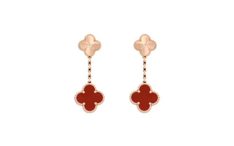 Van Cleef & Arpels Magic Alhambra earrings, 2 motifs 
