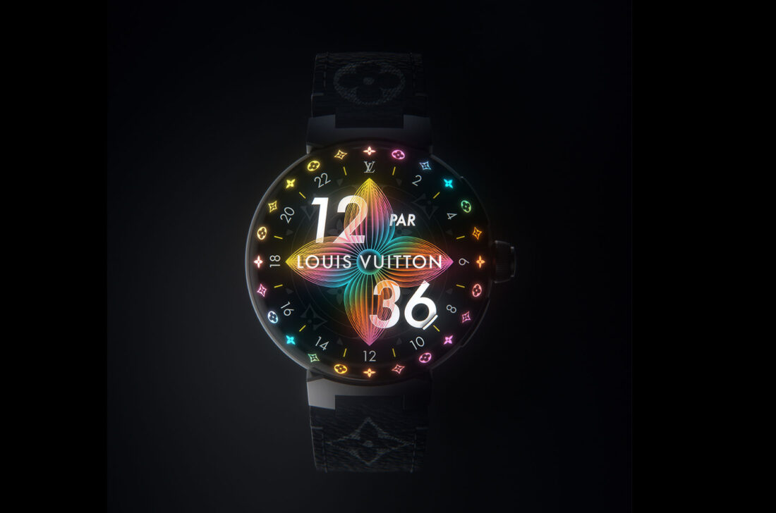 Louis Vuitton lights the way with its new kaleidoscopic smartwatch