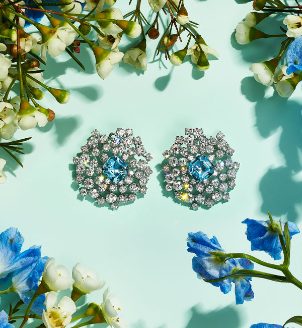 Tiffany u0026 Co. captivates with bright blooms in its BOTANICA: Blue Book 2022