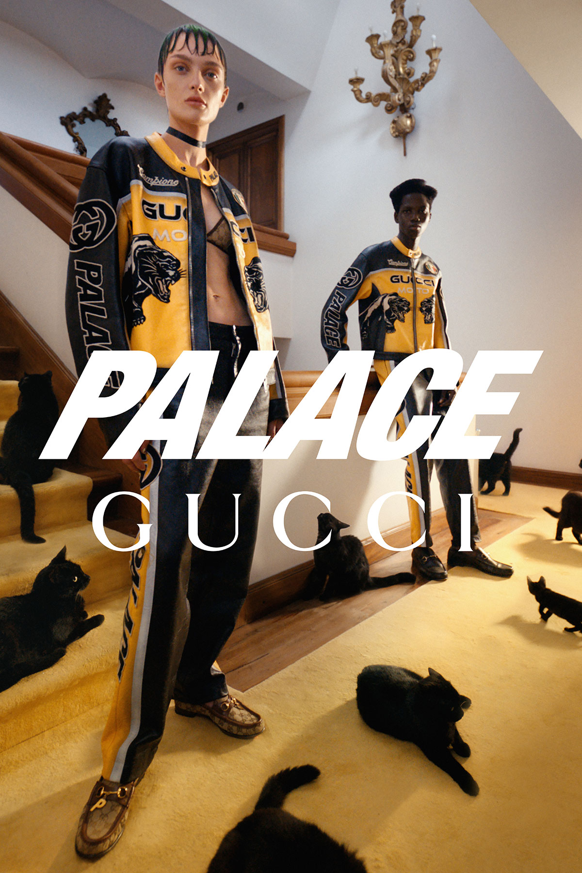 Palace x Gucci GG-P Canvas Horsebit P Charm Camoflauge