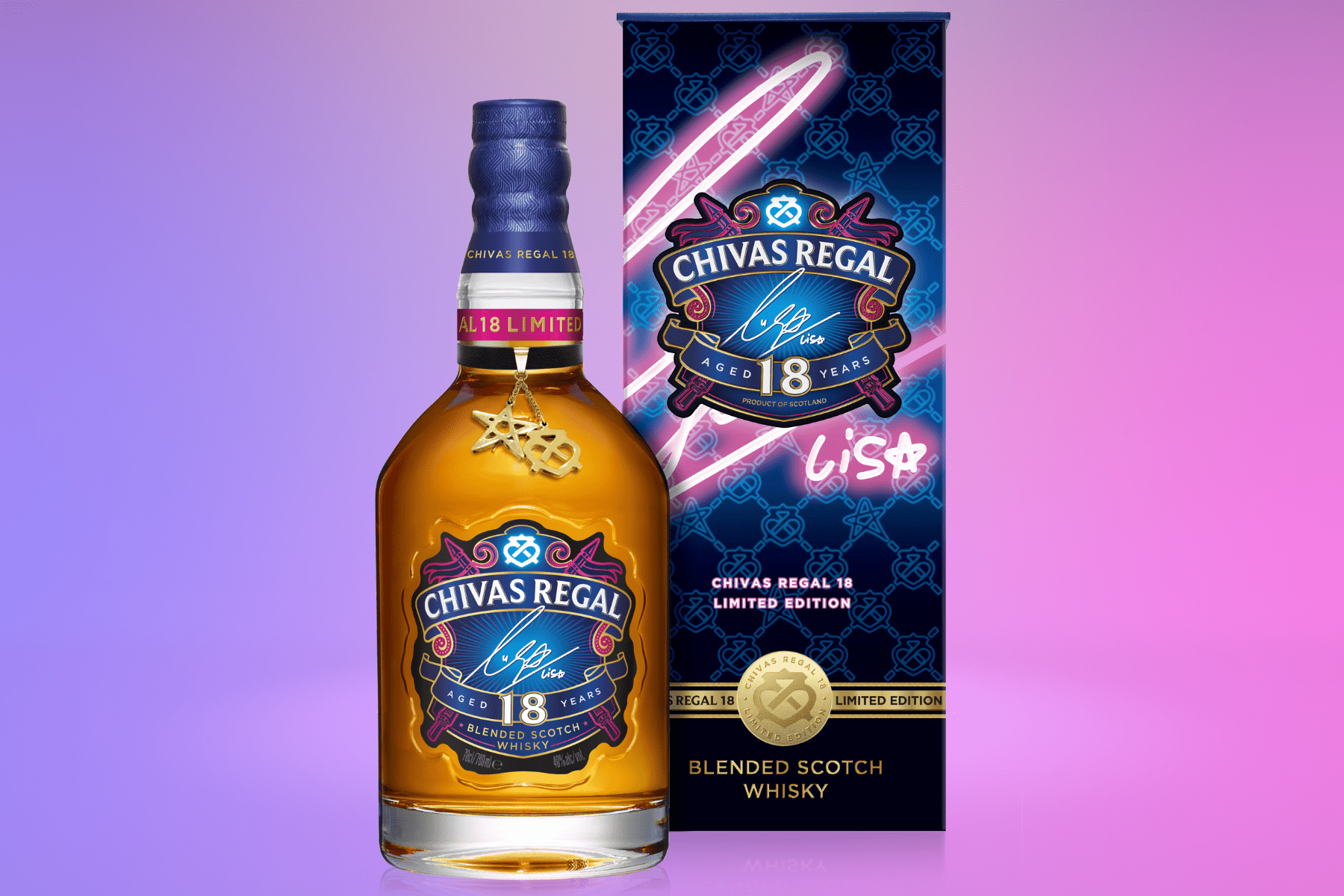 The limited-edition Chivas Regal 18 x LISA is available now!