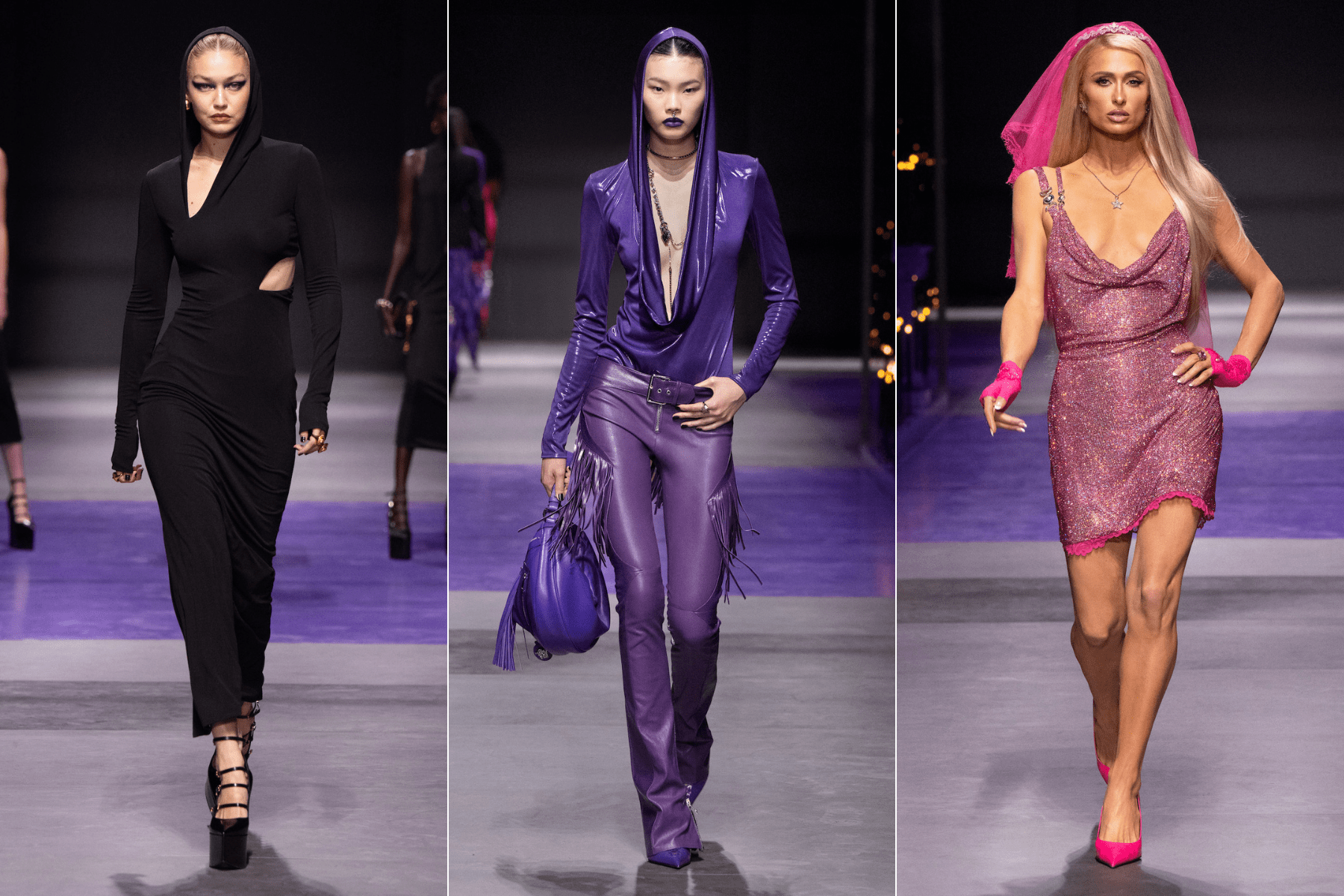 Versace and the goth atmosphere for Spring Summer 2023
