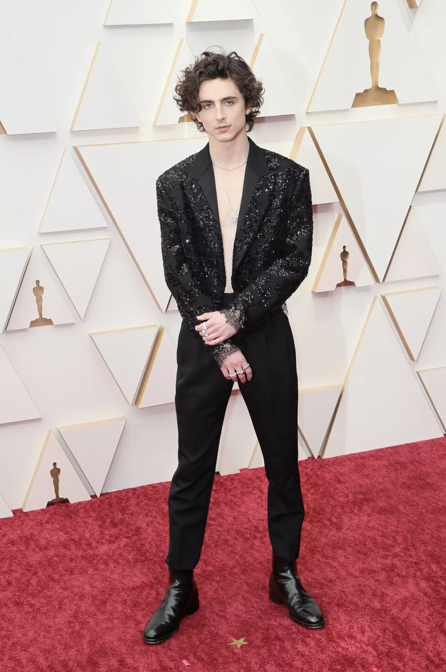 Timothée Chalamet Wears Edgy Haider Ackermann Top for 'Bones & All