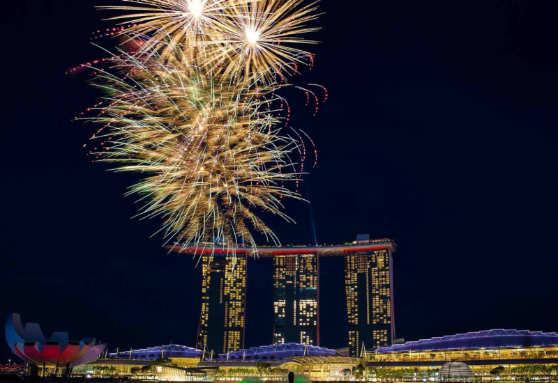 Ring in the new year at Marina Bay Sands. 