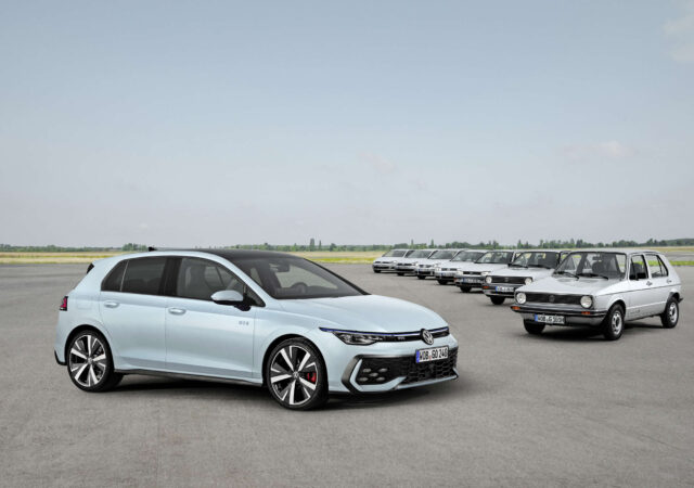 volkswagen golf 50 years