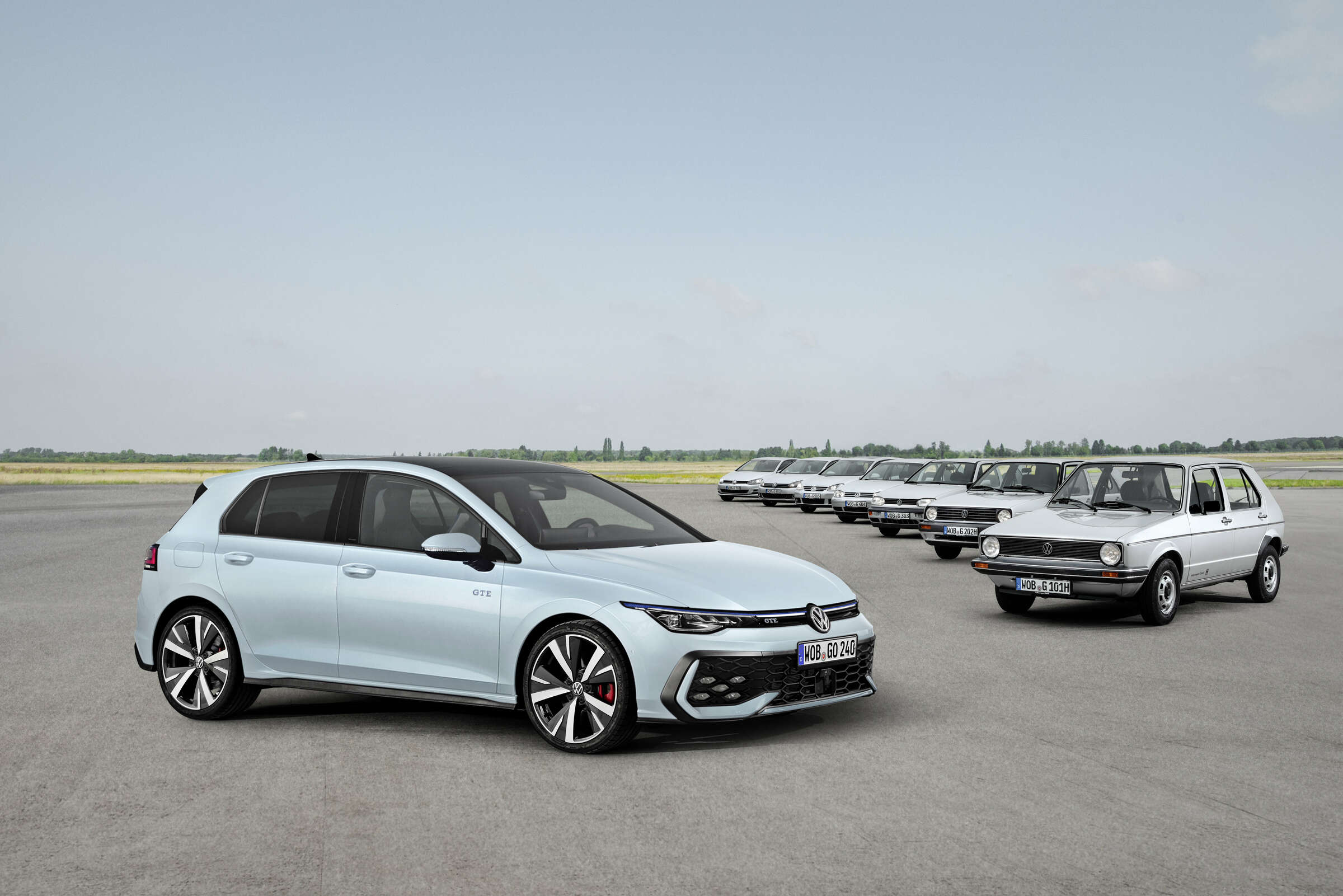 volkswagen golf 50 years