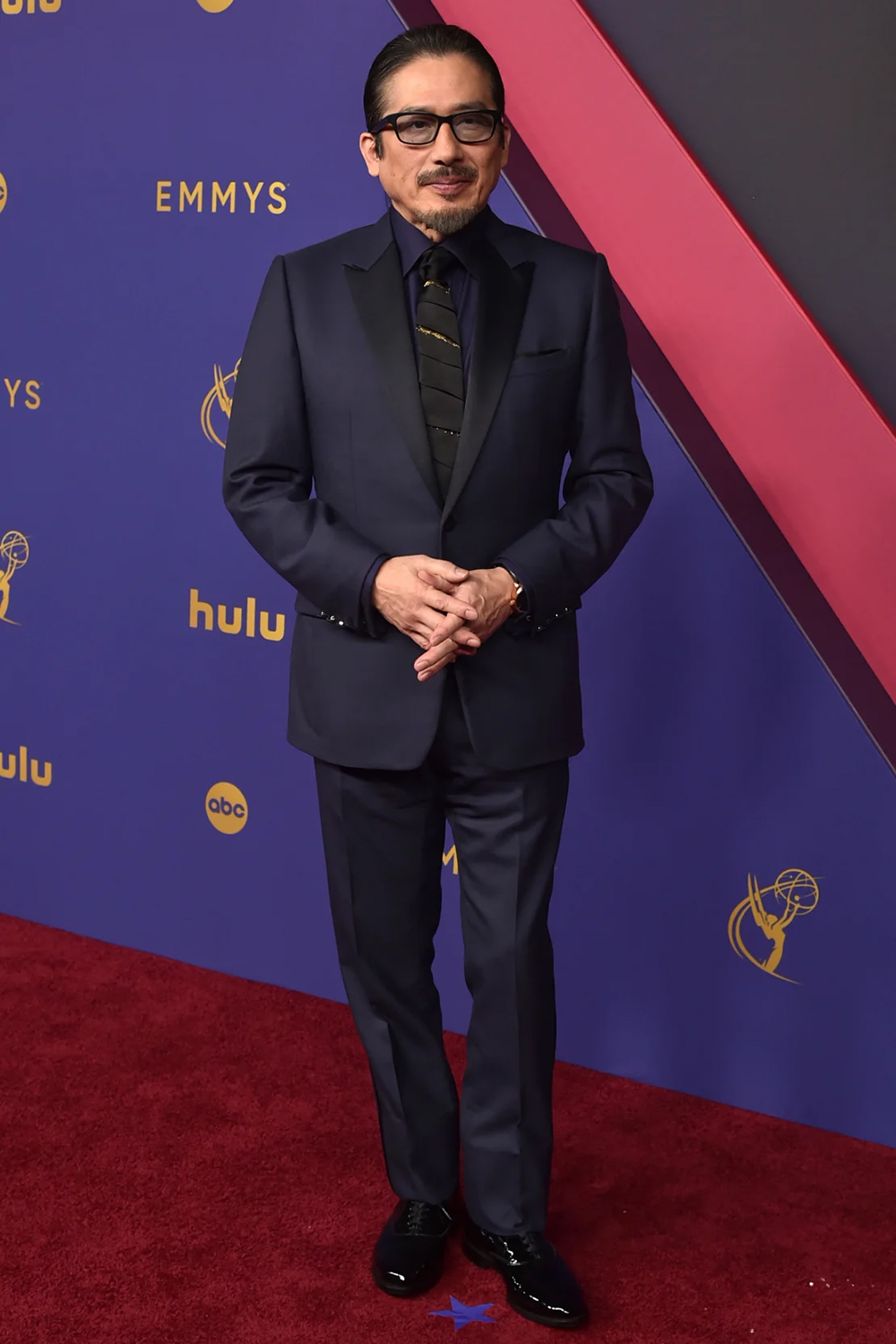 Hiroyuki Sanada at the 2024 Emmy Awards.