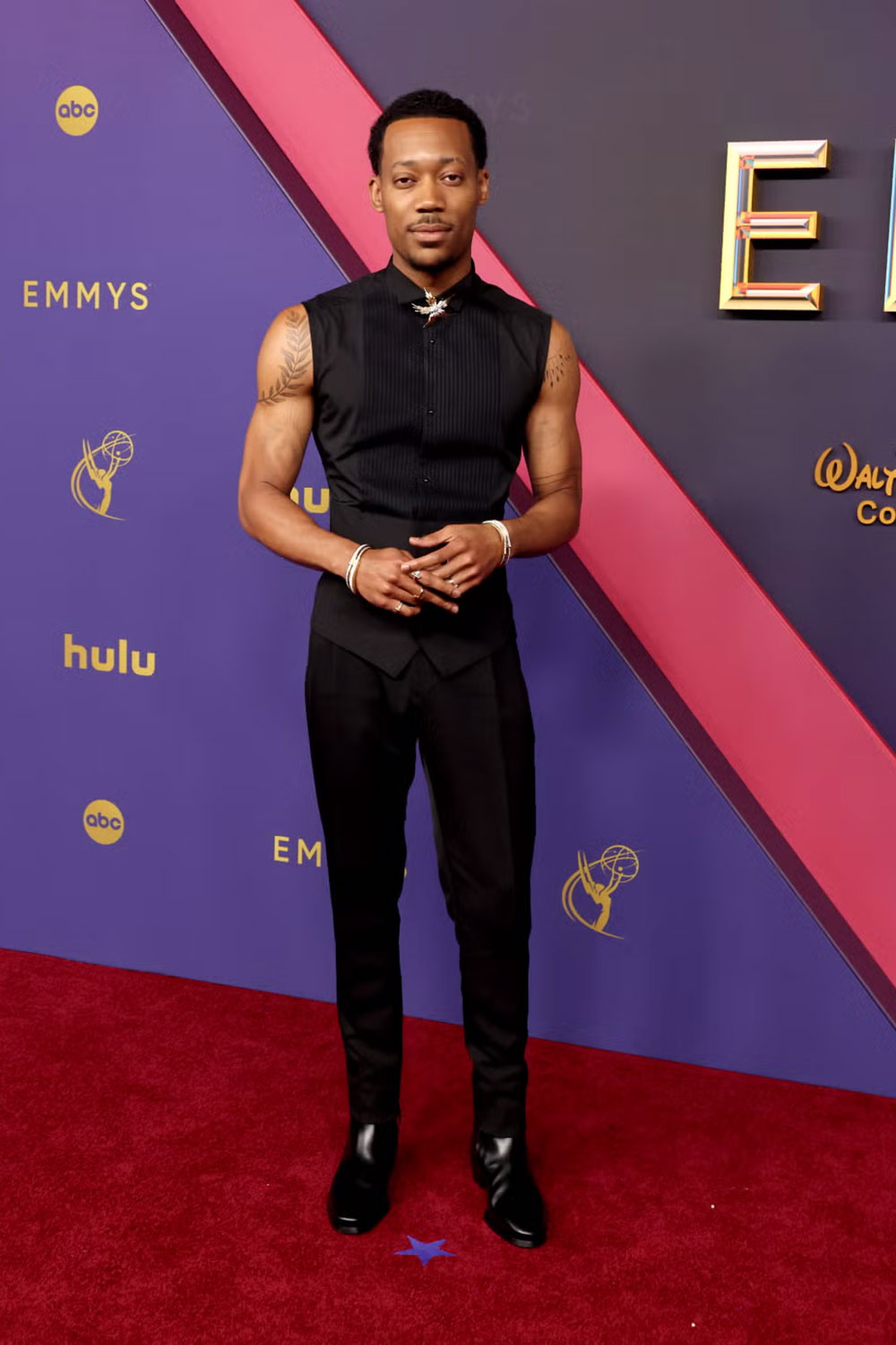 Tyler William James at the 2024 Emmy Awards.