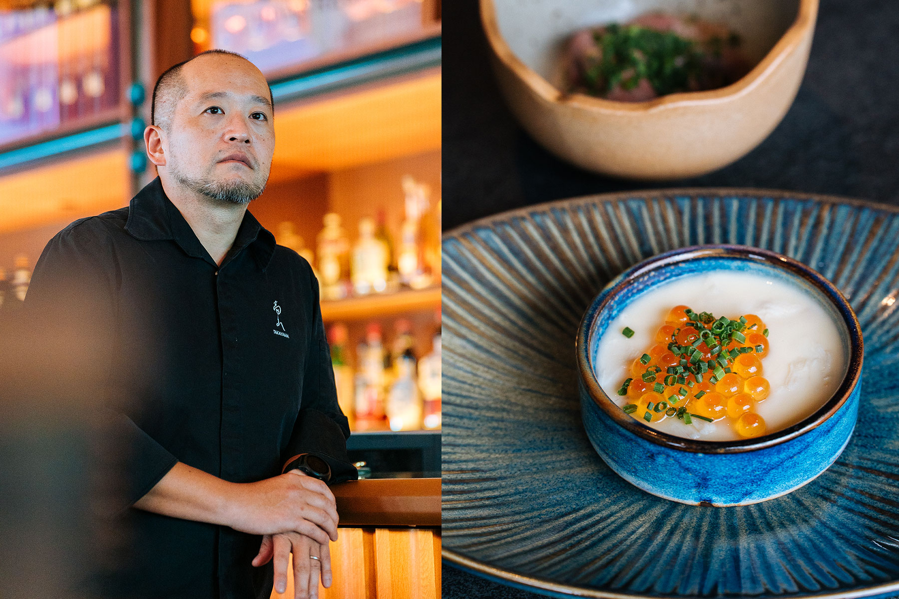 Guest Chef Taro Takayama at the LAP62 event at HighHouse, Singapore.