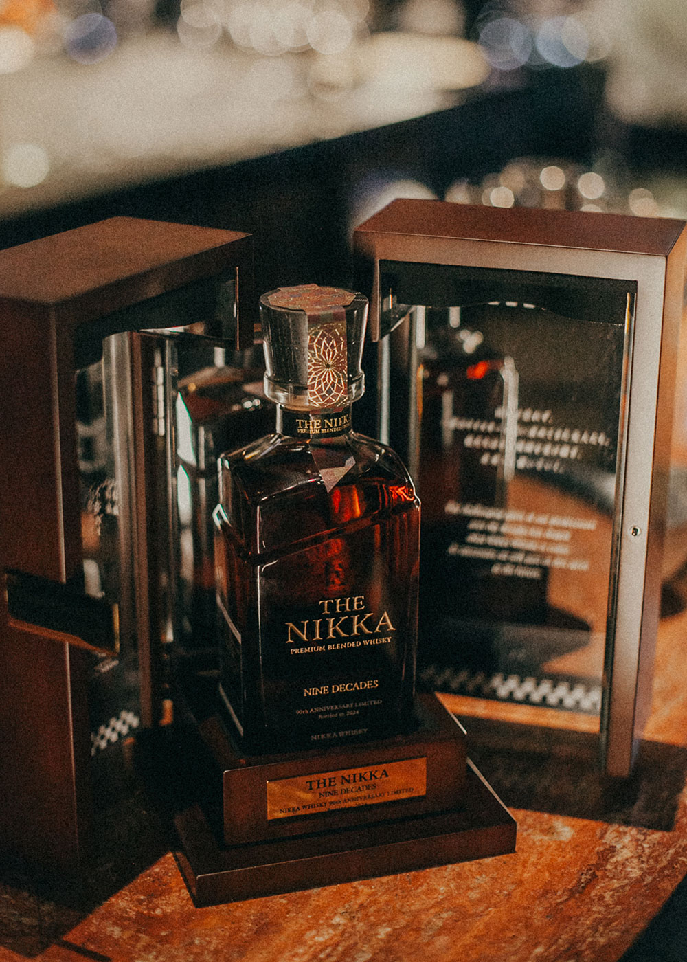 The Nikka Nine Decades Whisky. 