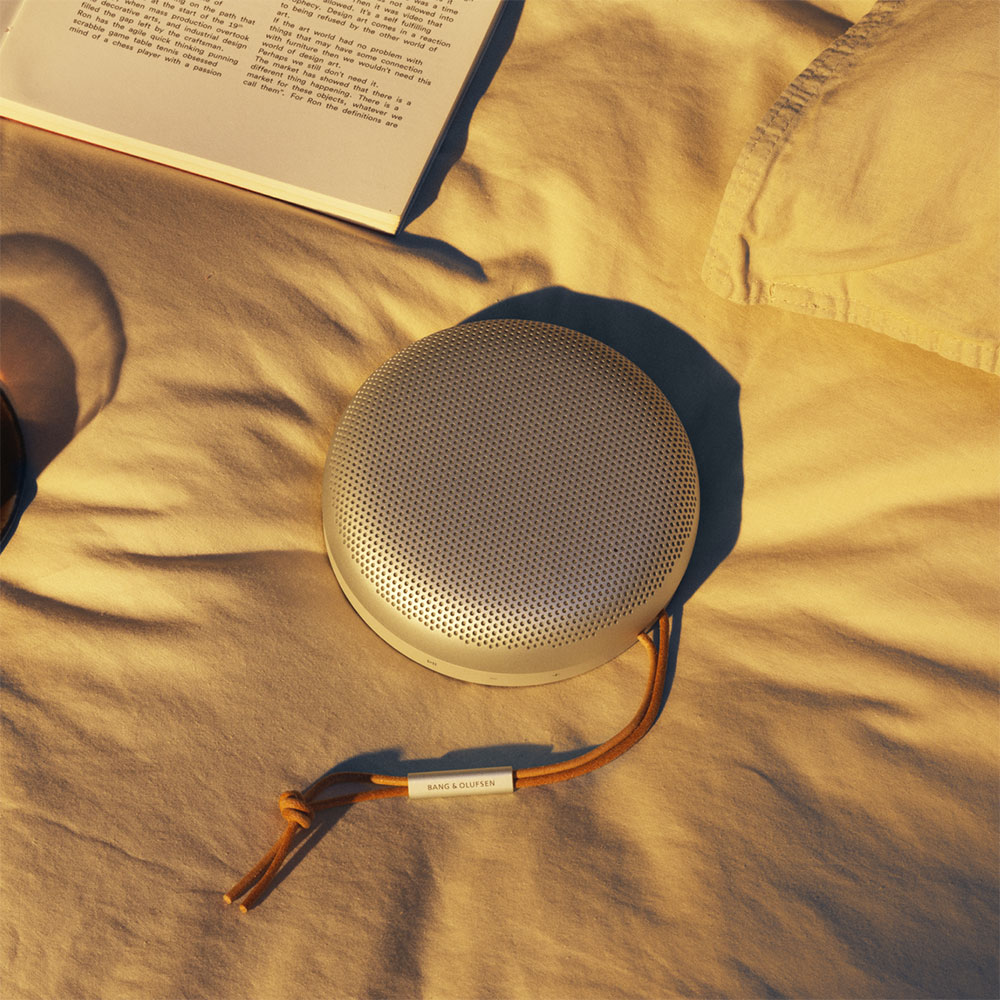 The Beosound A1 2nd Gen Bluetooth Portable Speaker.