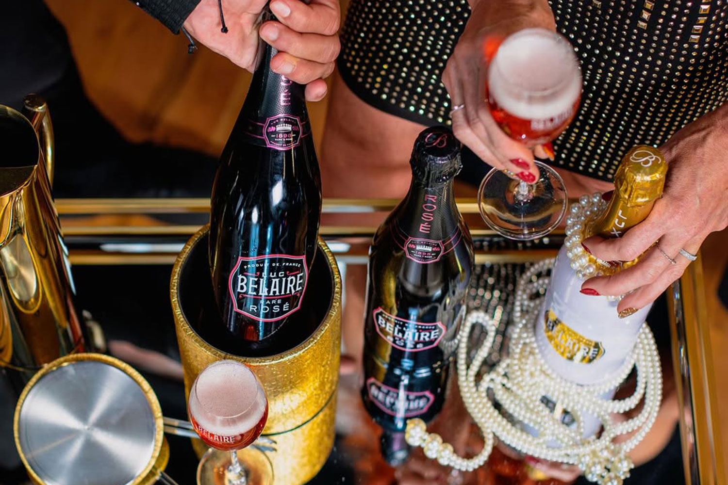 Luc Belaire Rose and Luc Belaire Luxe. 