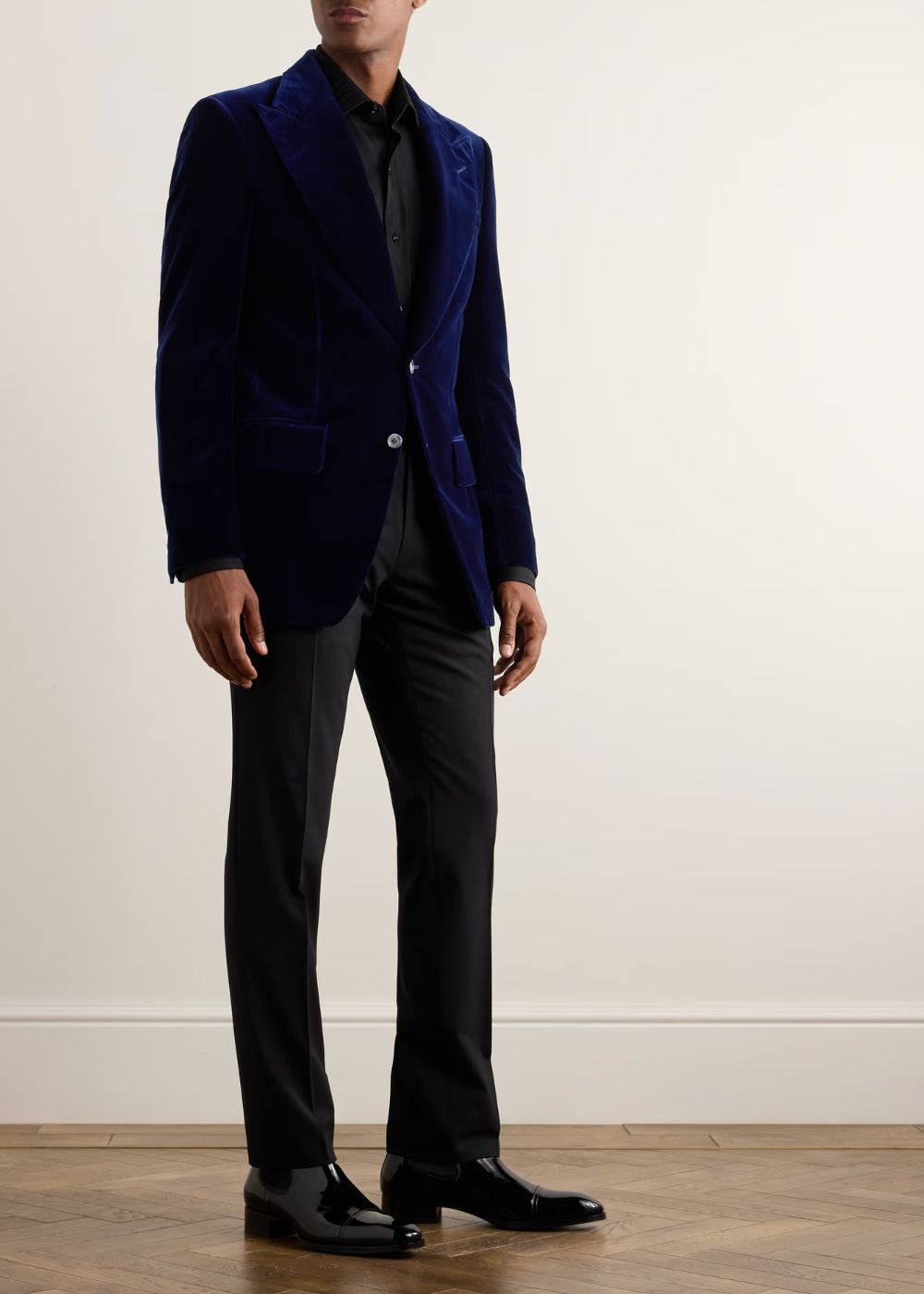 TOM FORD velvet blue blazer