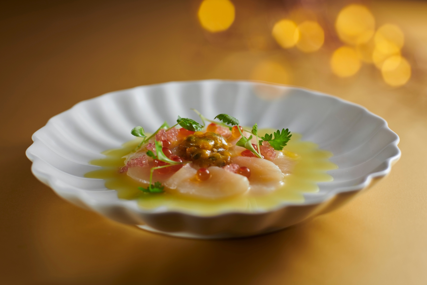 Fresh Scallop Ceviche at ATAS