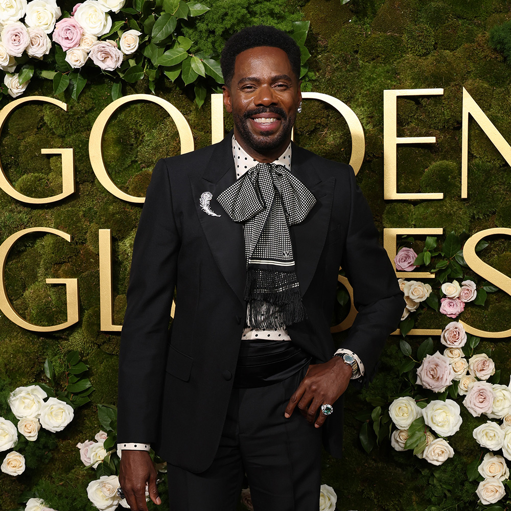 colman domingo golden globes jewellery