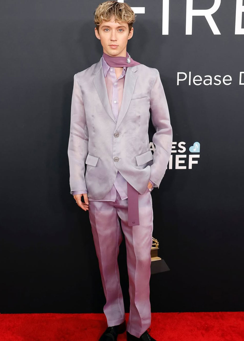 Troye Sivan at the 2025 Grammys.