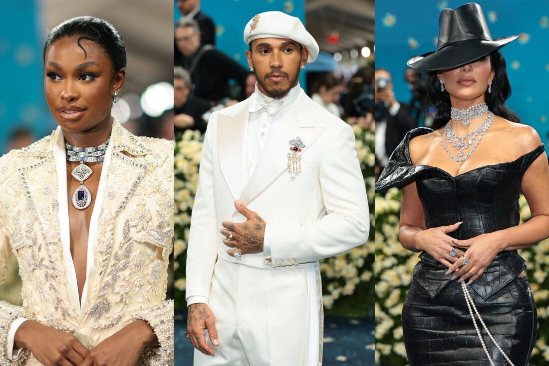 The Met Gala carpet was plentiful with statement pieces and a multitude of gem-set brooches, in homage to Black dandyism and tailored style.