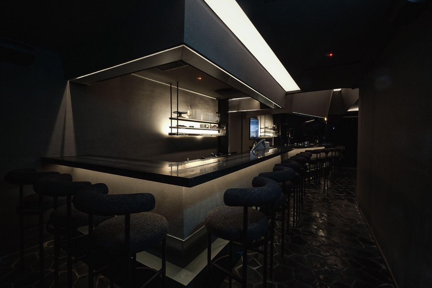 Enjoy your drink in style at this noir-like bar in Jalan Kemuja, Bangsar.