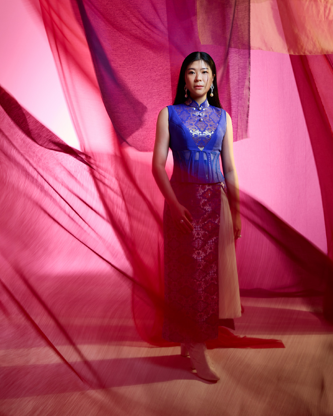 Peony Sin, creative director of Rafflesia bridges traditional and modern in her fashion and jewellery design.