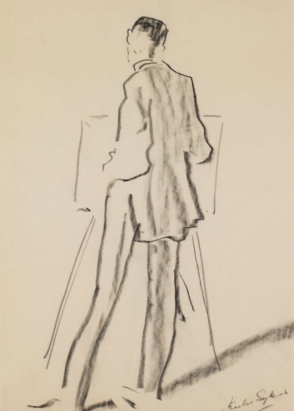 One of the drawings during a collaboration between Sykes and Rolls-Royce.