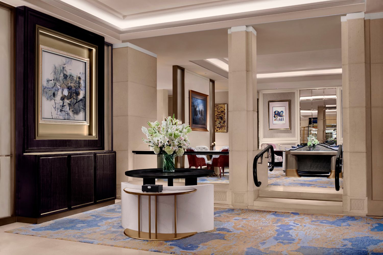 The entrance to The Tea Room at St. Regis Singapore.