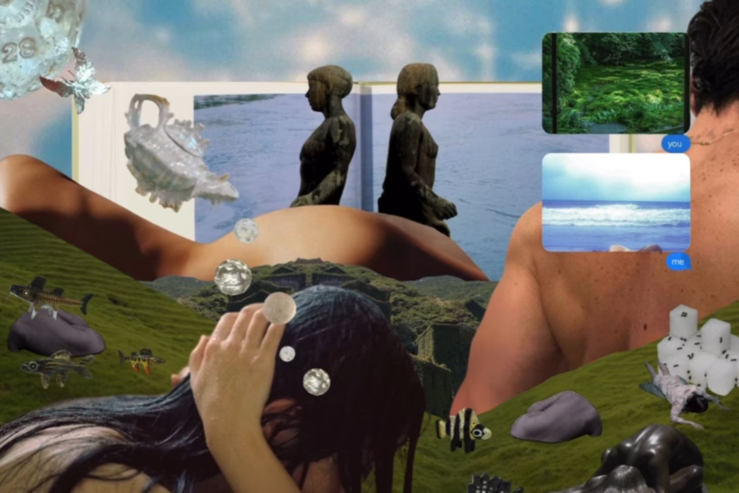 Uzair Shoid’s KLFW 2025 ARUS moodboard, titled Darat (land).