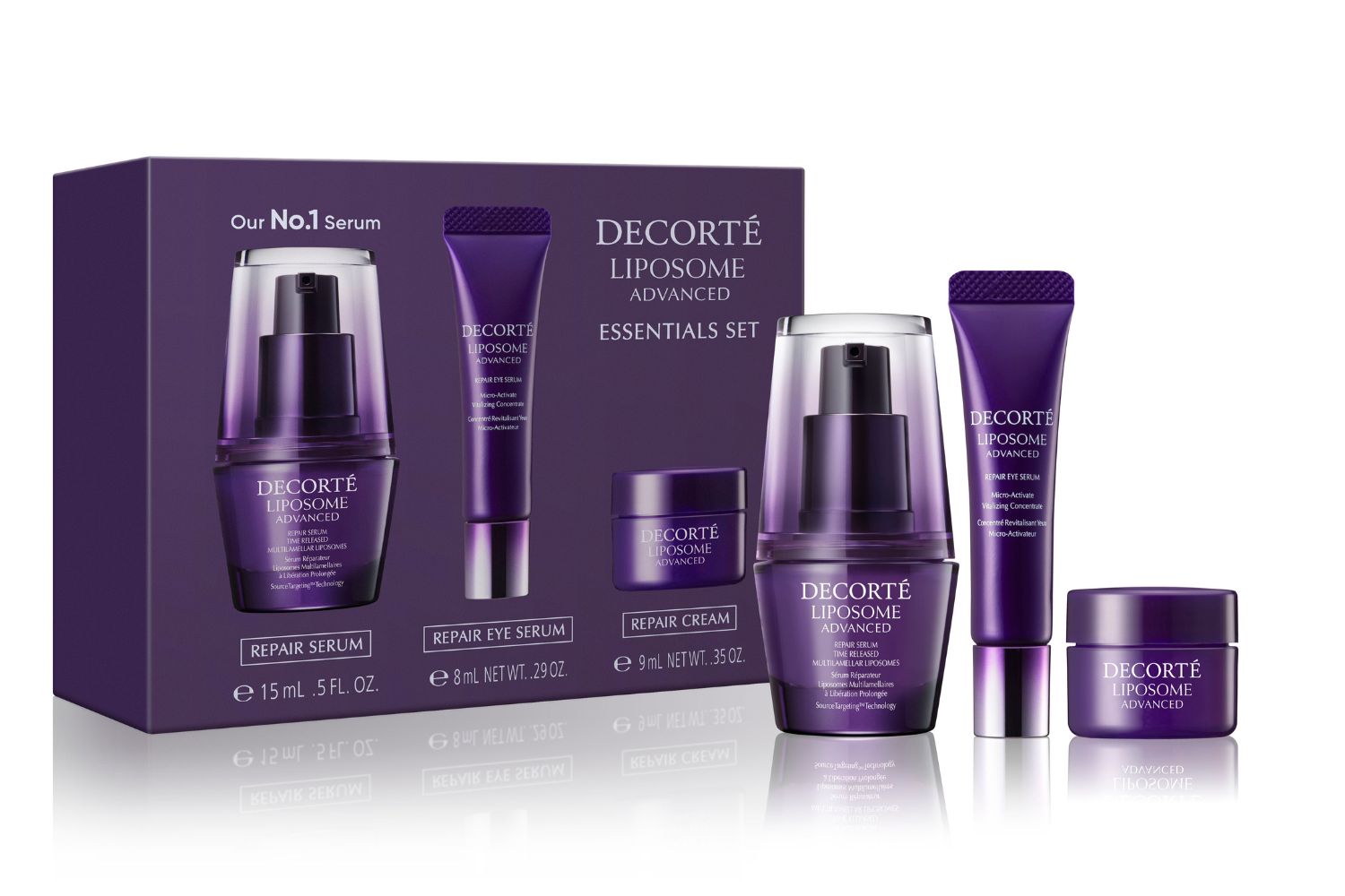 DECORTÉ Liposome Advanced Essentials Set.