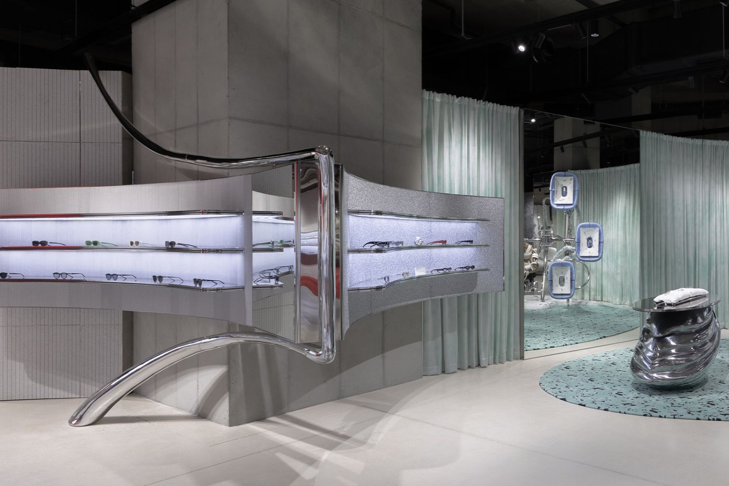 Visitors can expect daring eyewear silhouettes that challenge perceptions of function.