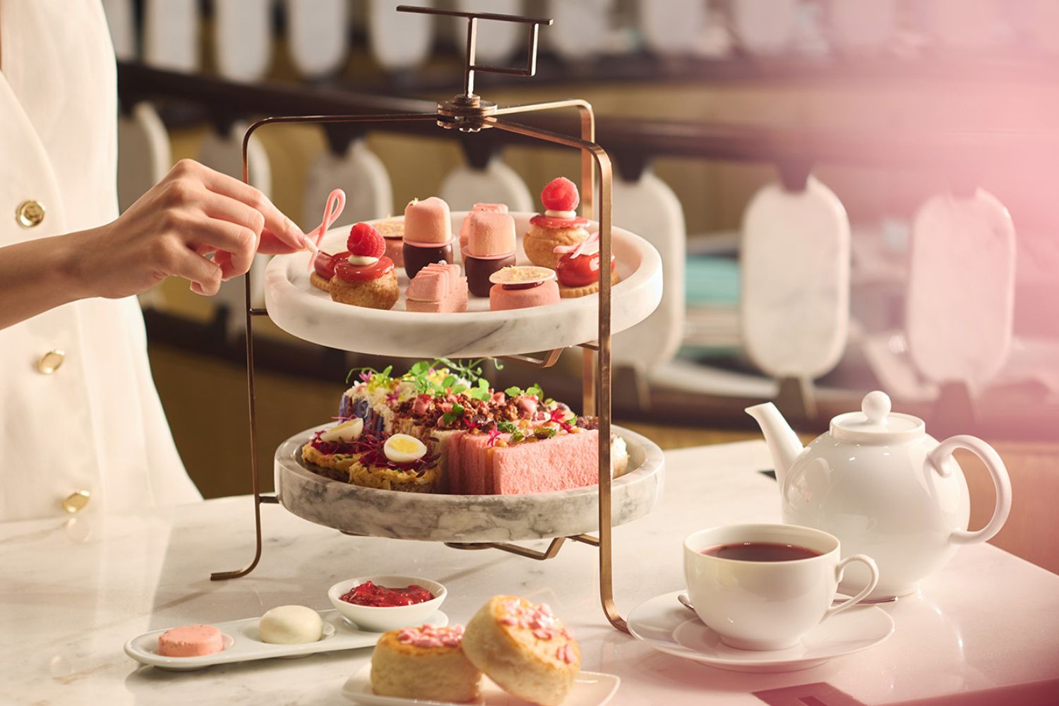 Four Seasons Hotel Kuala Lumpur The Pretty Pink Afternoon Tea.