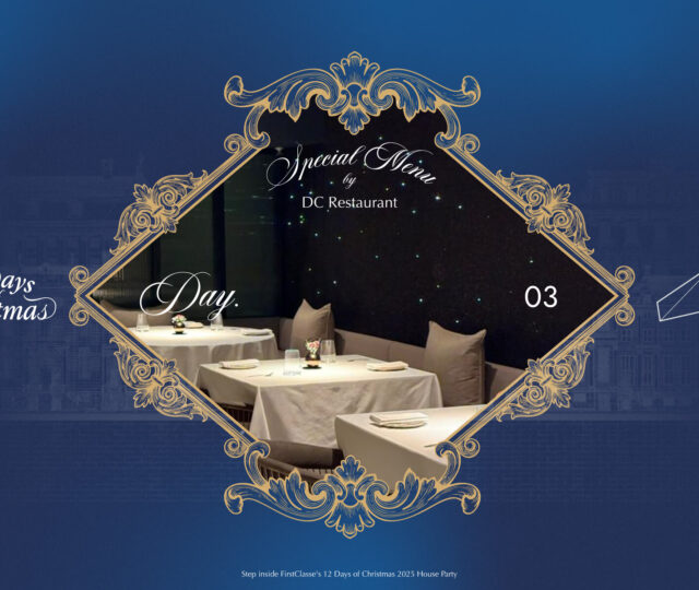 FirstClasse's 12 Days of Christmas - Day 3 - DC Restaurant