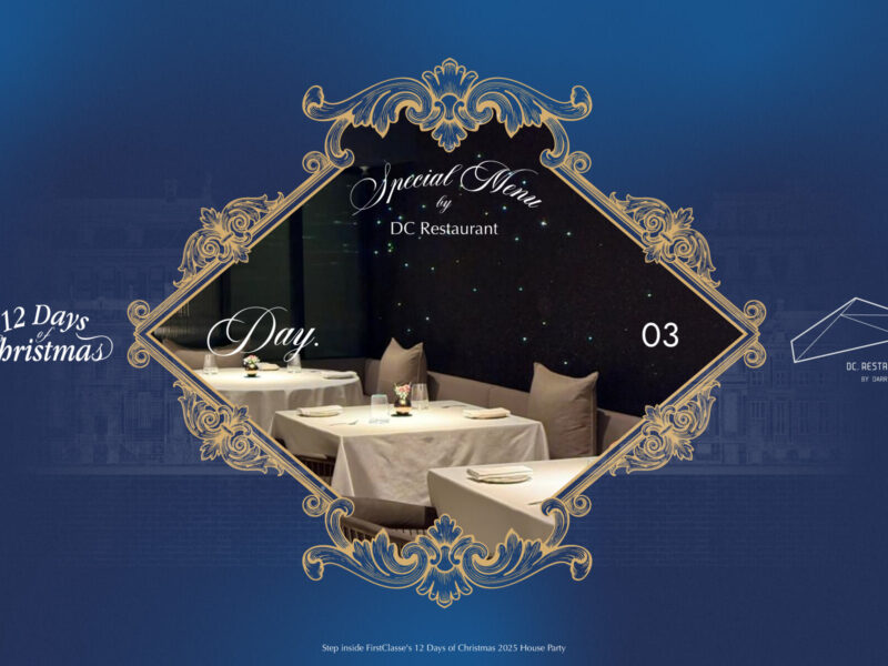 FirstClasse's 12 Days of Christmas - Day 3 - DC Restaurant