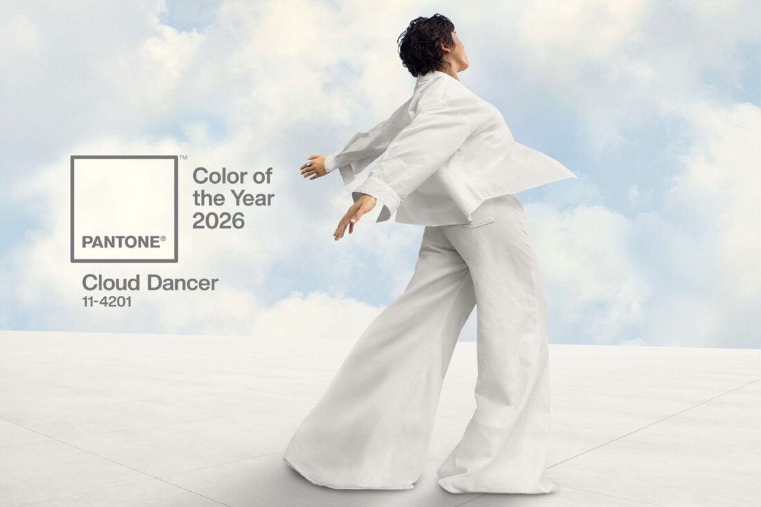 Pantone recently named ‘Cloud Dancer’ as its Colour of the Year for 2026 – here’s what it means for the fashion industry.