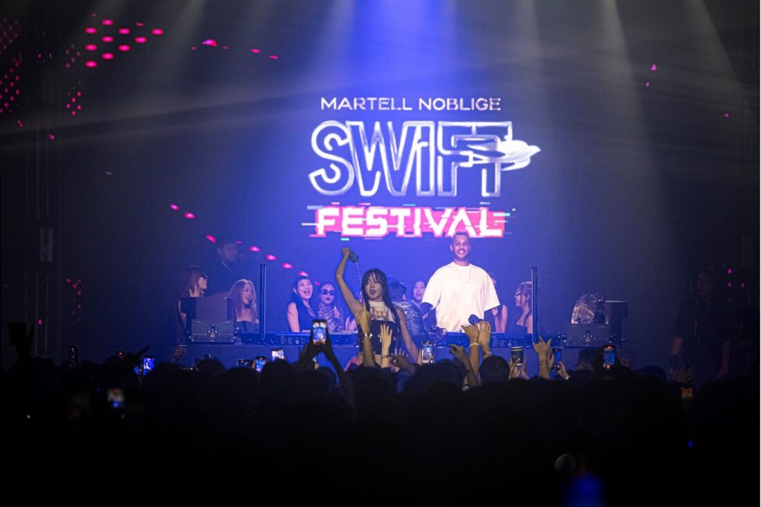 The Martell Noblige Swift Festival returned with a bold, surrealist-inspired takeover – a night where global headliners, homegrown talent, and ever-shifting visual worlds came together.
