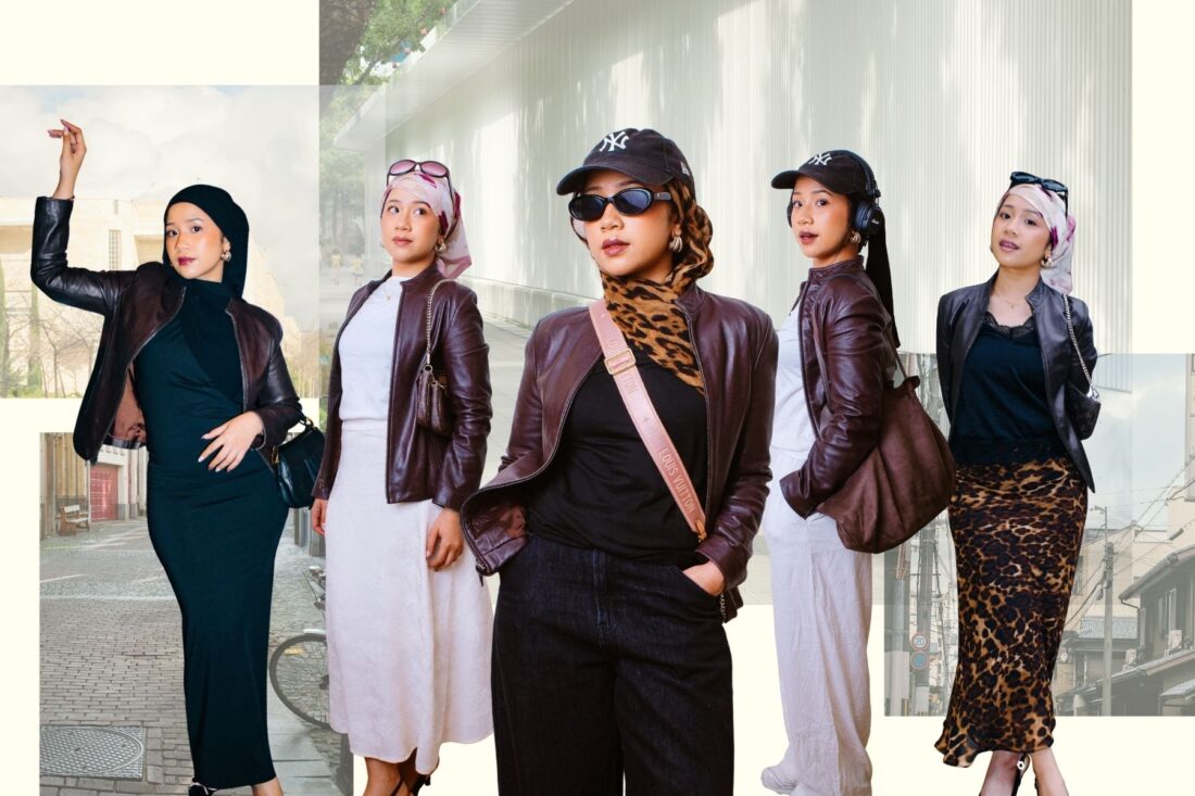 Content creator Nina Hasnul spotlights five occasions to rock a vintage leather jacket to prove its versatility and timeless appeal.