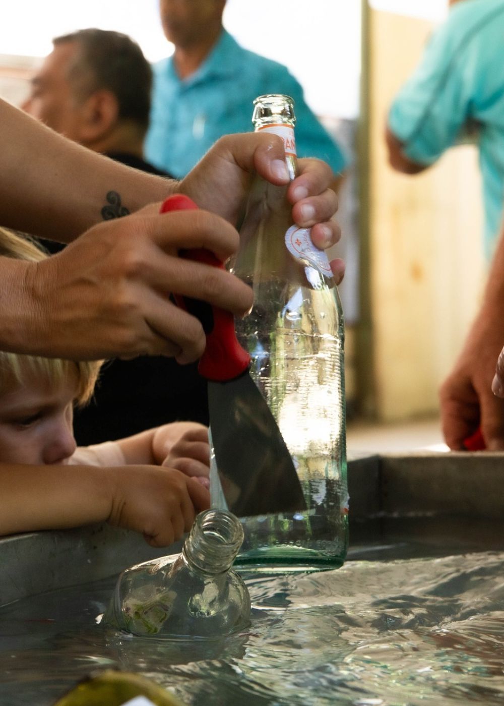 The Glass Bottle Recycling Programme transforms used glassware into construction materials