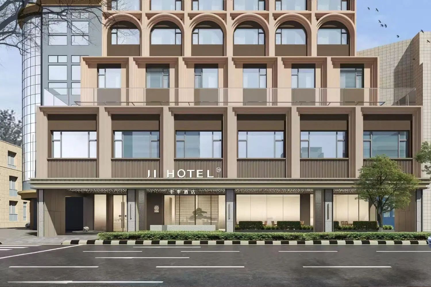 A rendering of Ji Hotel Downtown Kuala Lumpur.
