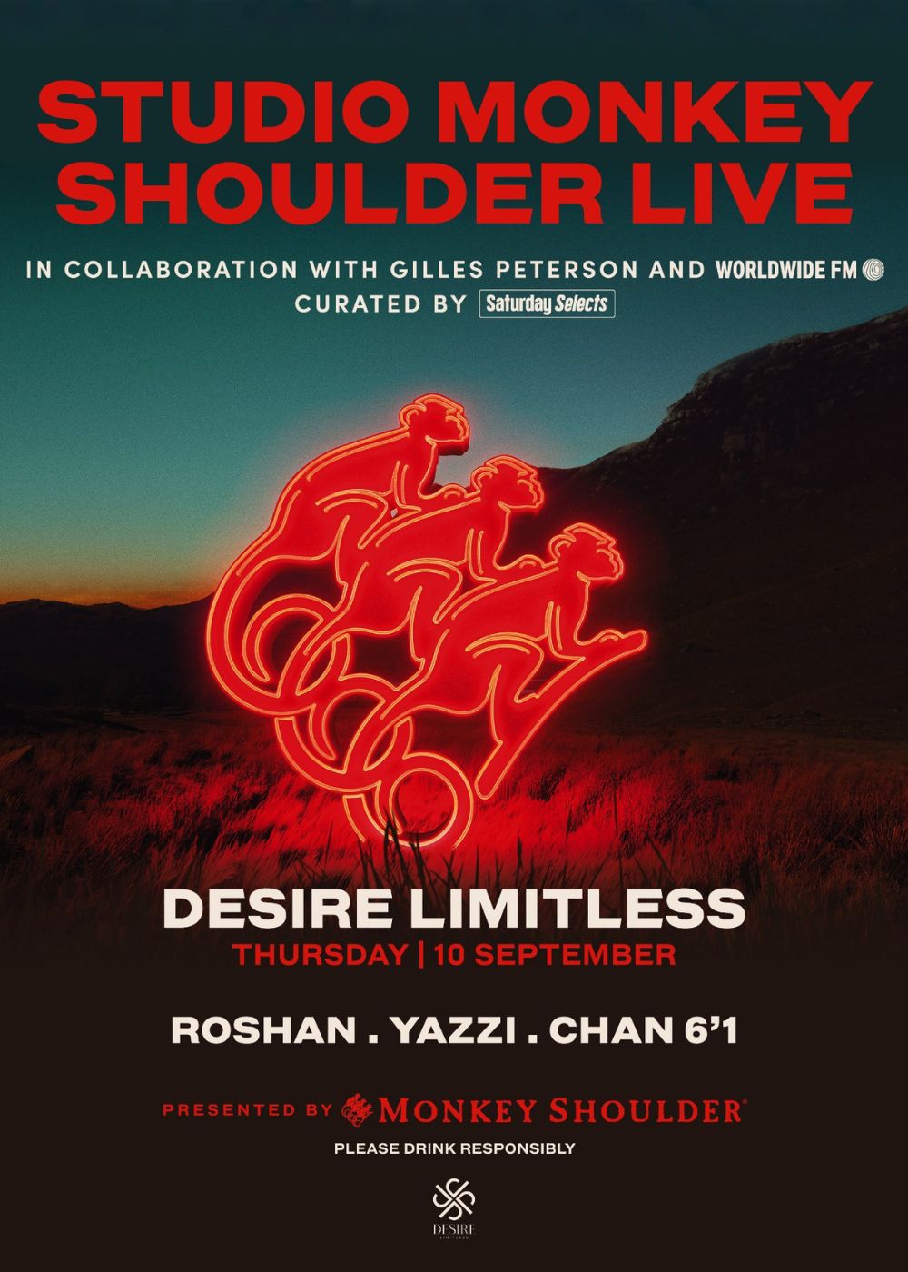 Studio Monkey Shoulder LIVE