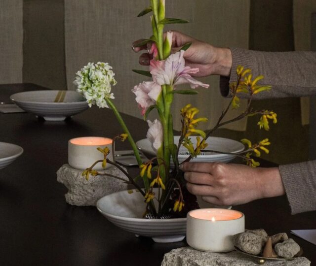 Japanese floral arrangement workshop
