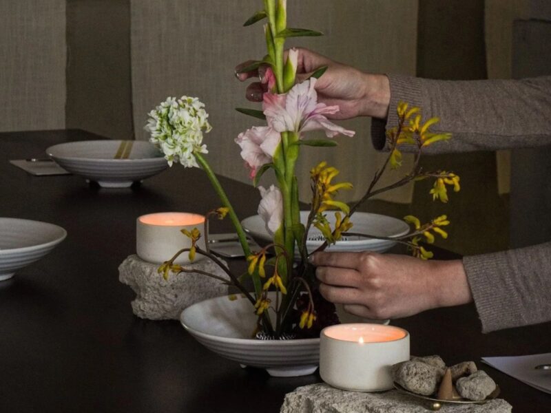Japanese floral arrangement workshop