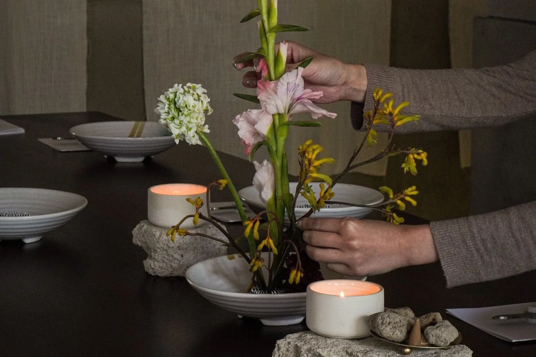 Japanese floral arrangement workshop
