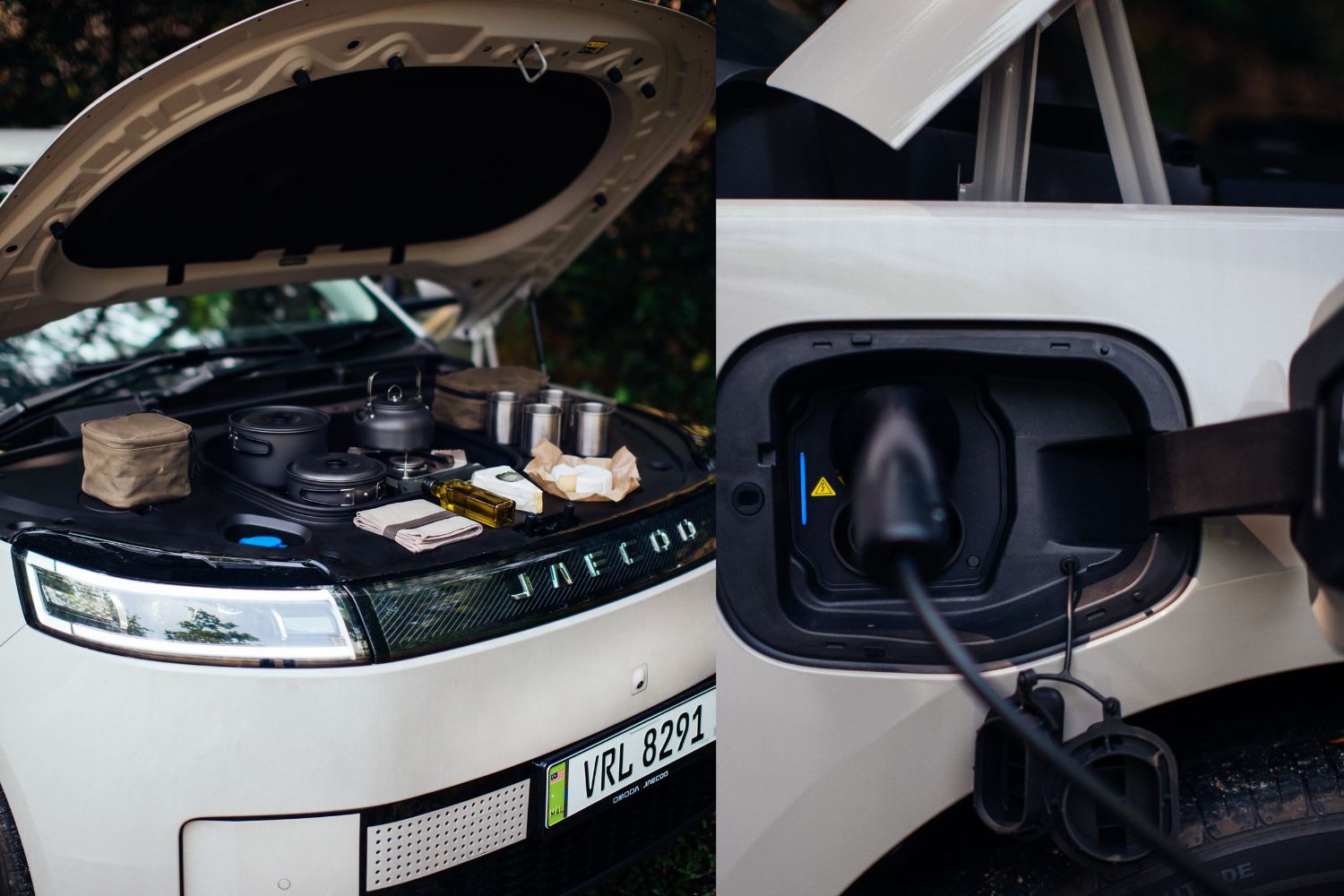 With no engine under the bonnet, the J5 EV gains a 35-litre frunk and charges from 30% to 80% in around 28 minutes.